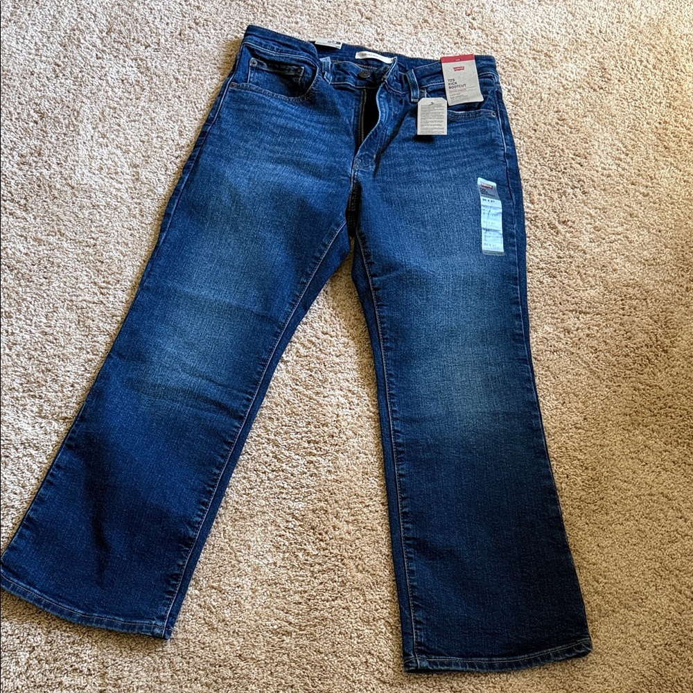 Levi's Men's Dark Blue Bootcut Jeans